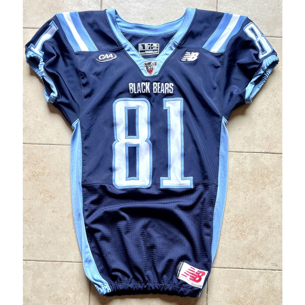 Maine Bears #81 NEW BALANCE 2020s football jersey S navy blue NCAA college